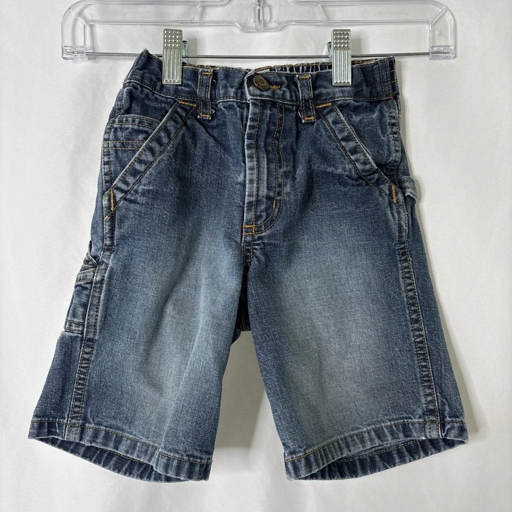 Vintage Old Navy Baby Denim Boys Shorts Size 5T Blue Jeans‎ READ